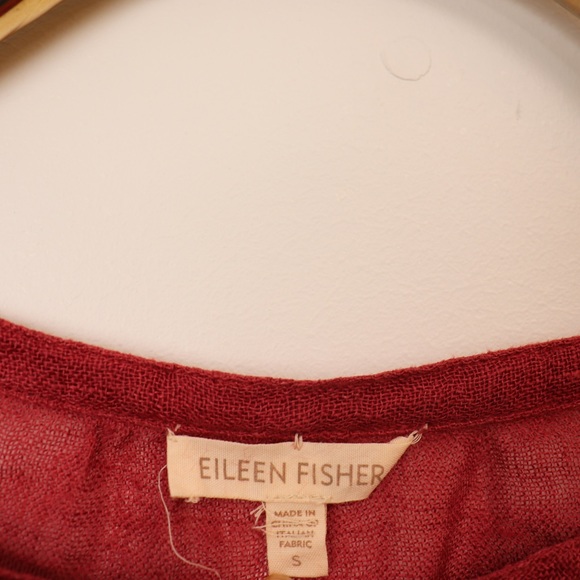 Eileen Fisher Italian Linen Peasant Top - Picture 12 of 12